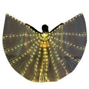 1862 Led Isis Wings Light Up Belly Dance Wings Adult Glow